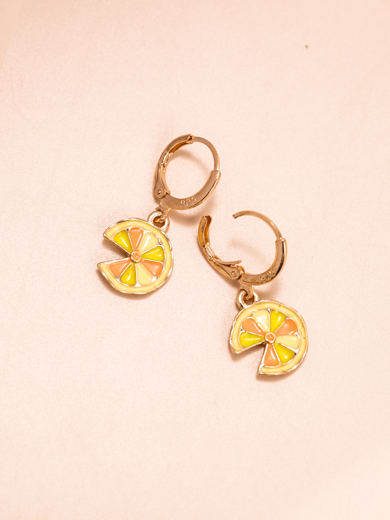Cute Fruit Alloy No Inlaid Earrings display picture 3