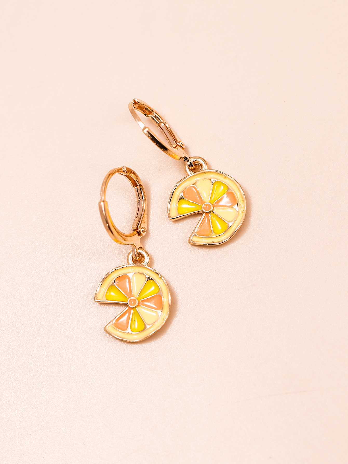 Cute Fruit Alloy No Inlaid Earrings display picture 4