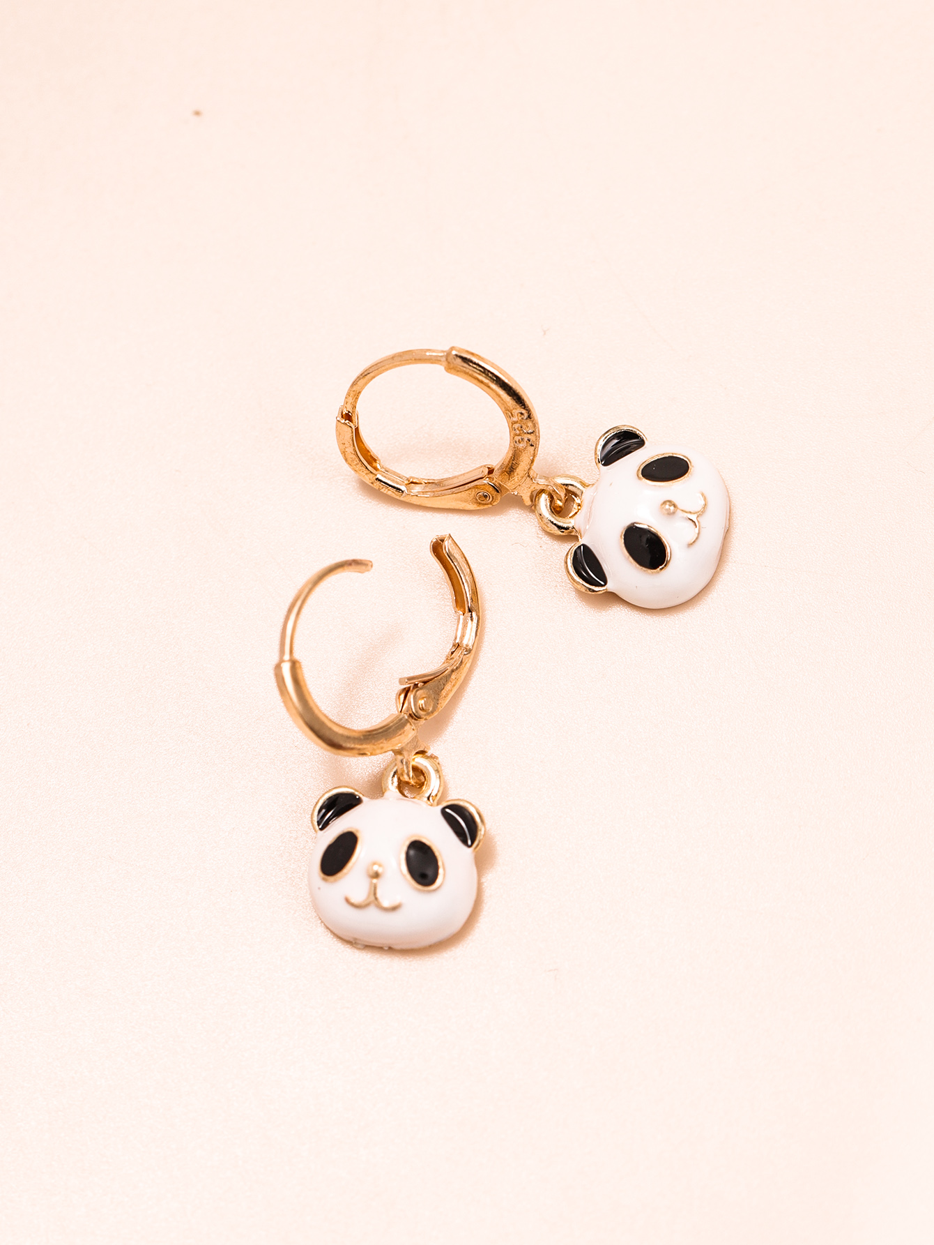 Cartoon Style Panda Alloy Enamel Drop Earrings display picture 4