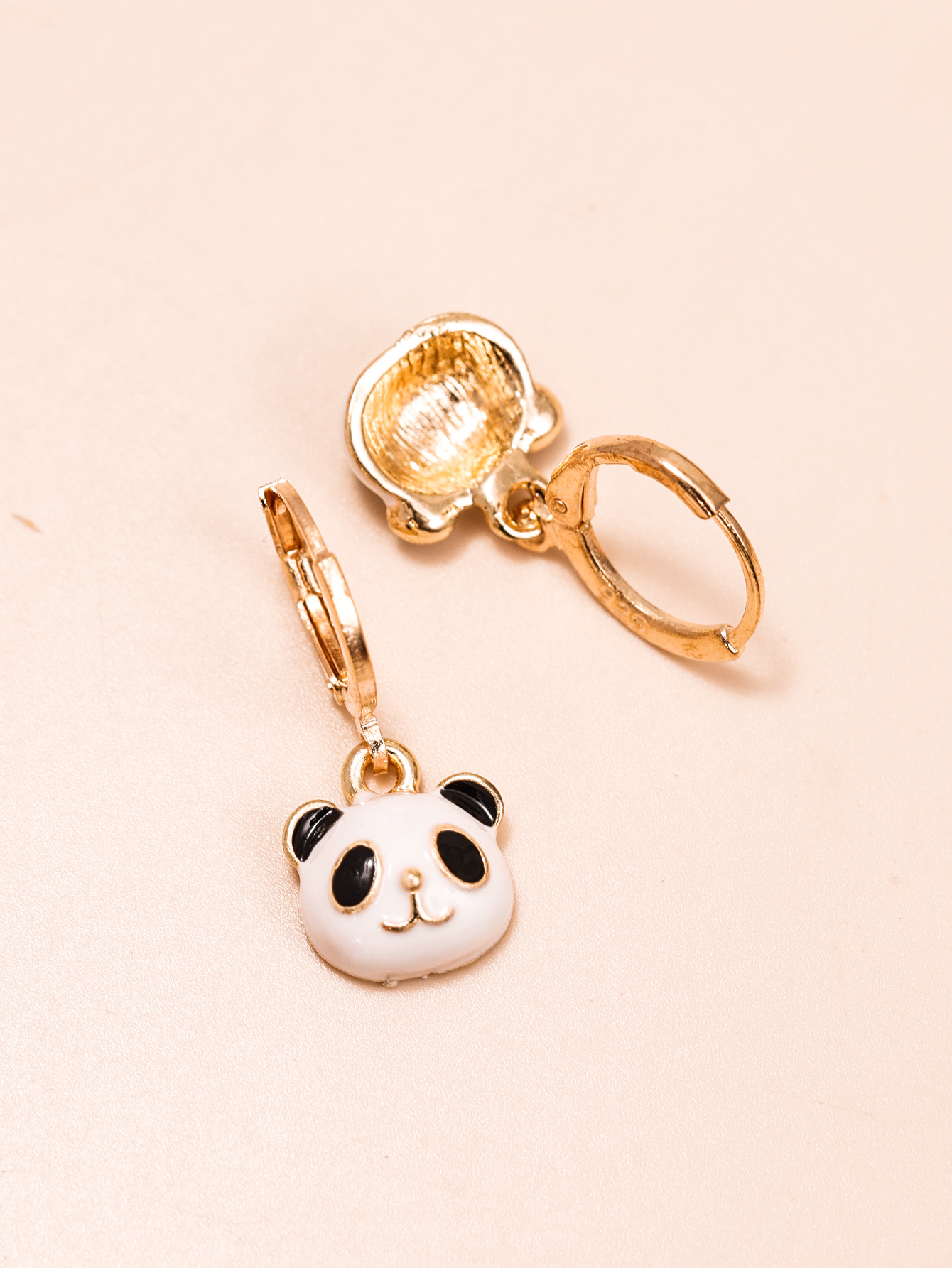 Cartoon Style Panda Alloy Enamel Drop Earrings display picture 5
