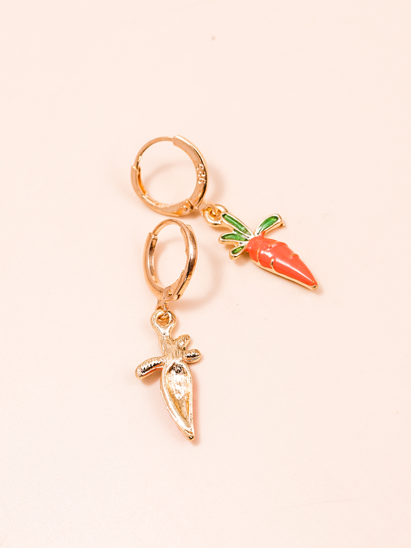 Cartoon Style Fruit Alloy No Inlaid Earrings display picture 5