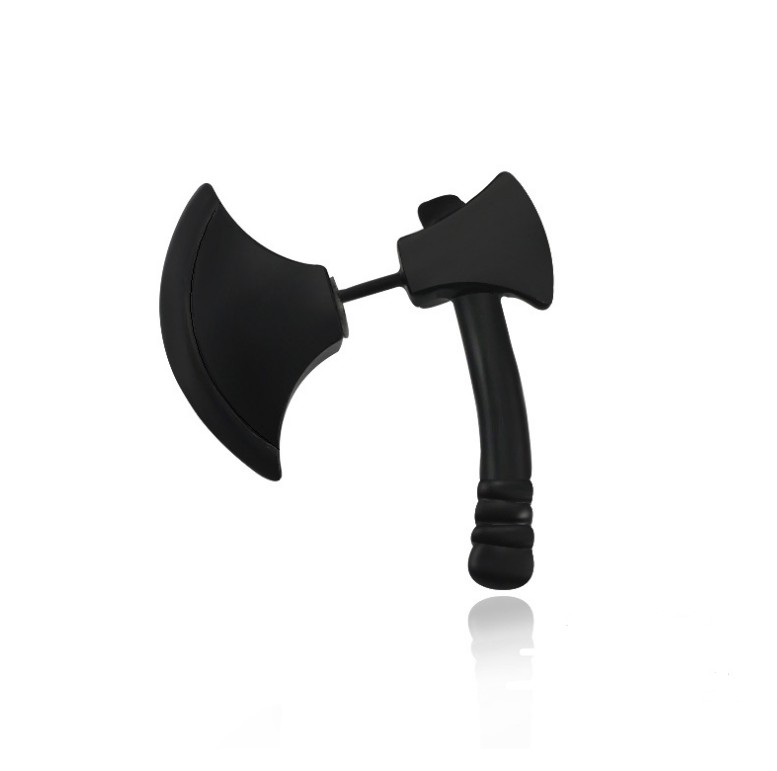 Fashion Unique Three-dimensional Axe Piercing Alloy Ear Stud display picture 2