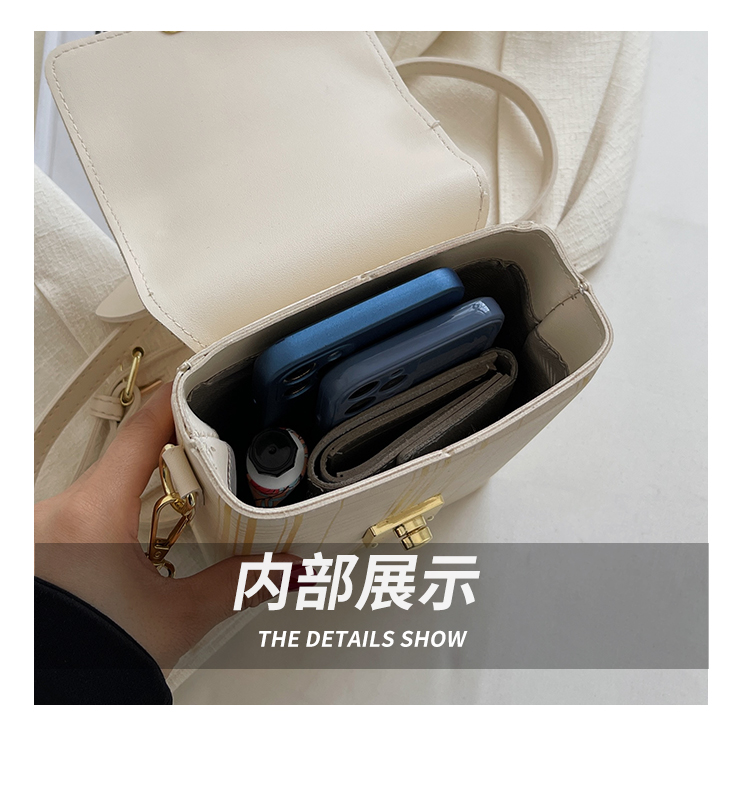 Fashion Portable Small Square Women's Cross-body Solid Color Bag display picture 10