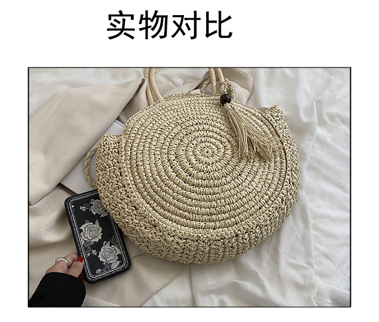 Women's 2022 New Fashion Summer Portable Woven Crossbody Large Capacity Straw Bag display picture 4