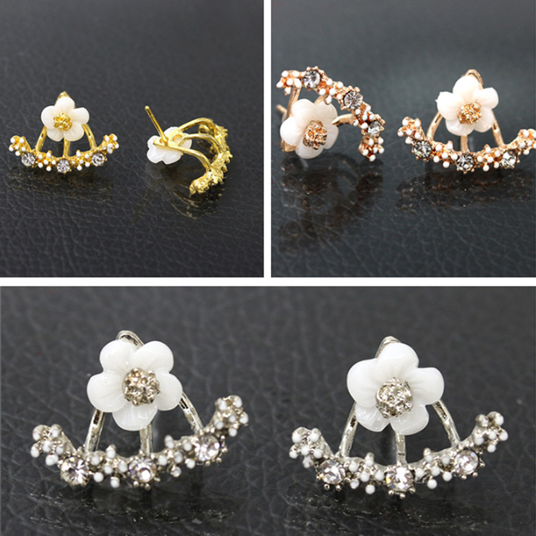 Fashion New Little Daisy Flower Shape Ear Studs display picture 1
