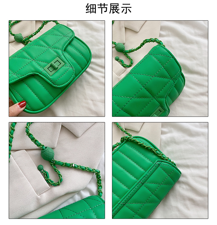 Fashion Chain Women's Summer 2022 New Messenger Square Bag display picture 4