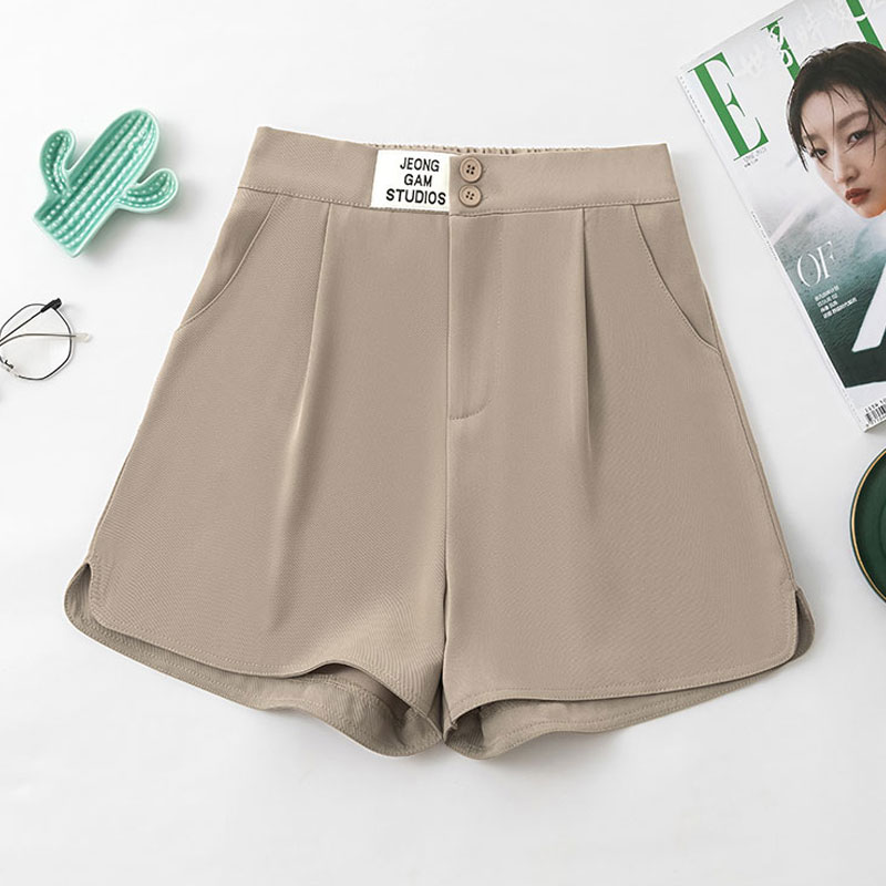 Nouveau Style De Femmes D'été Mince De Haute Taille Large-jambe Demi Shorts display picture 2