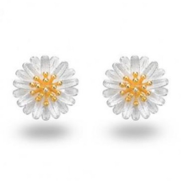 Fashion Simple Little Daisy Sunflower  Chrysanthemum Ear Studs Wholesale display picture 1