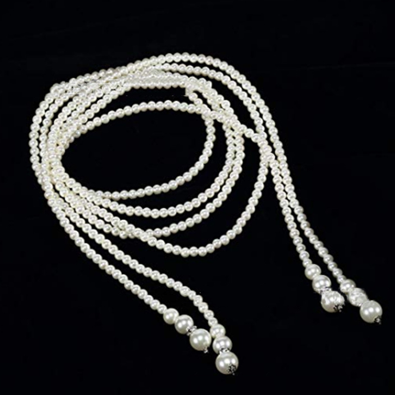 Gotisch Hip Hop Übertrieben Perle Imitationsperle Glas Perlen Künstliche Perlen Halloween Ostern Frau Pulloverkette Halskette display picture 2