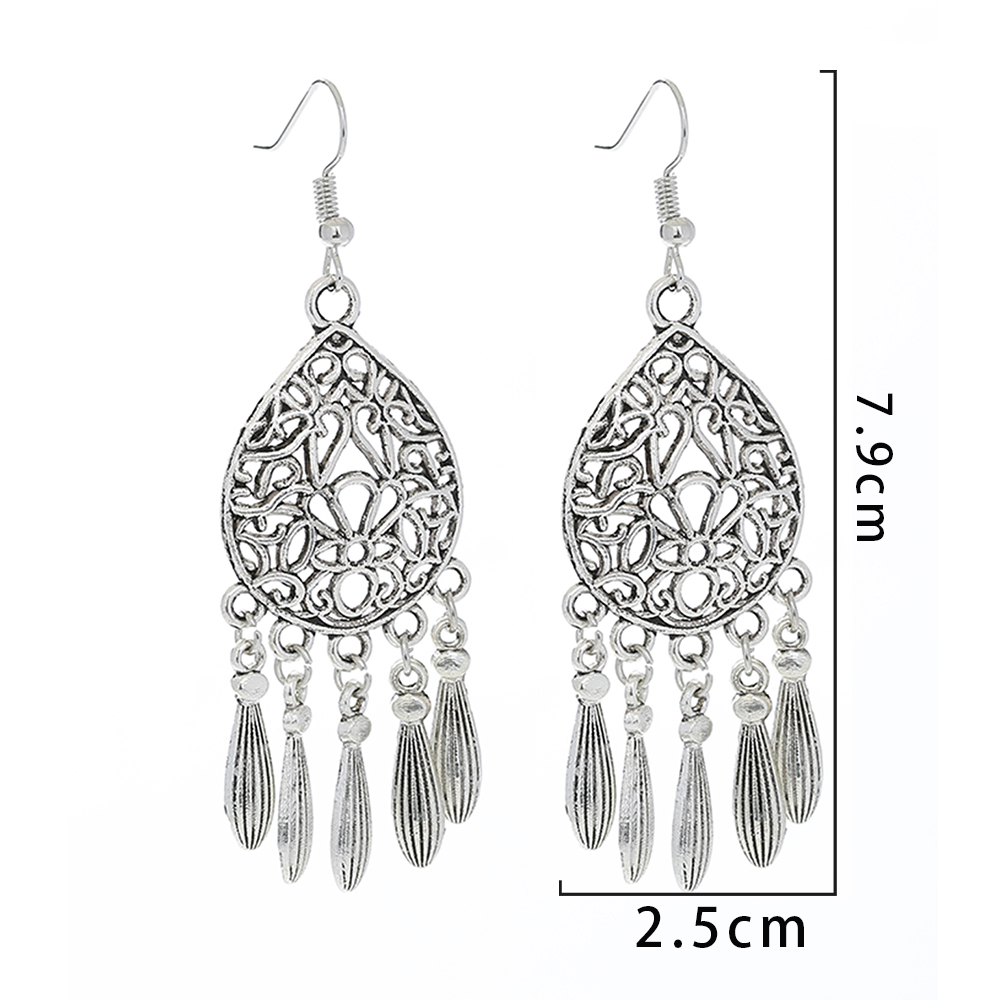 Women's Bohemian Geometric Alloy Earrings Plating Drop Earrings As Picture display picture 1
