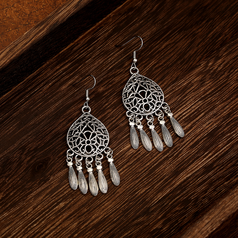 Women's Bohemian Geometric Alloy Earrings Plating Drop Earrings As Picture display picture 3