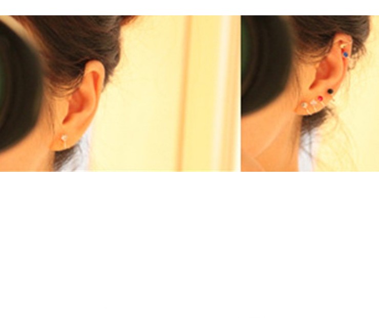 Fashion U-shaped Diamond Without Pierced Metal Ear Clip display picture 6