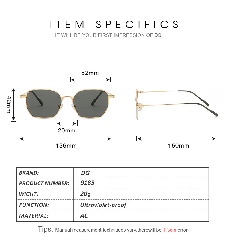 Fashion Uv Protection Retro Brown Large Rim Sunglasses display picture 2