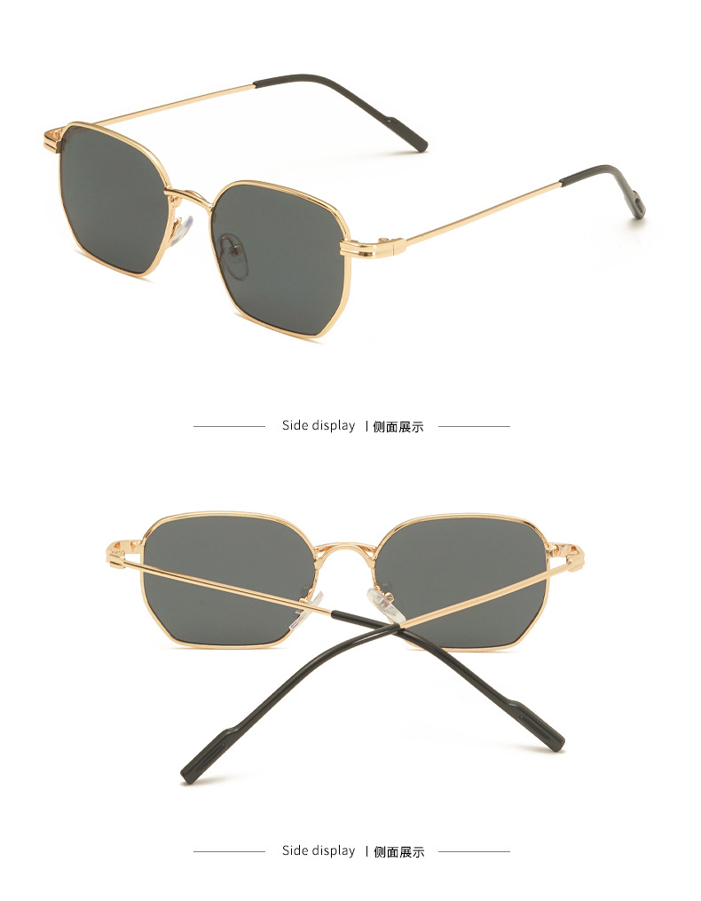 Fashion Uv Protection Retro Brown Large Rim Sunglasses display picture 4