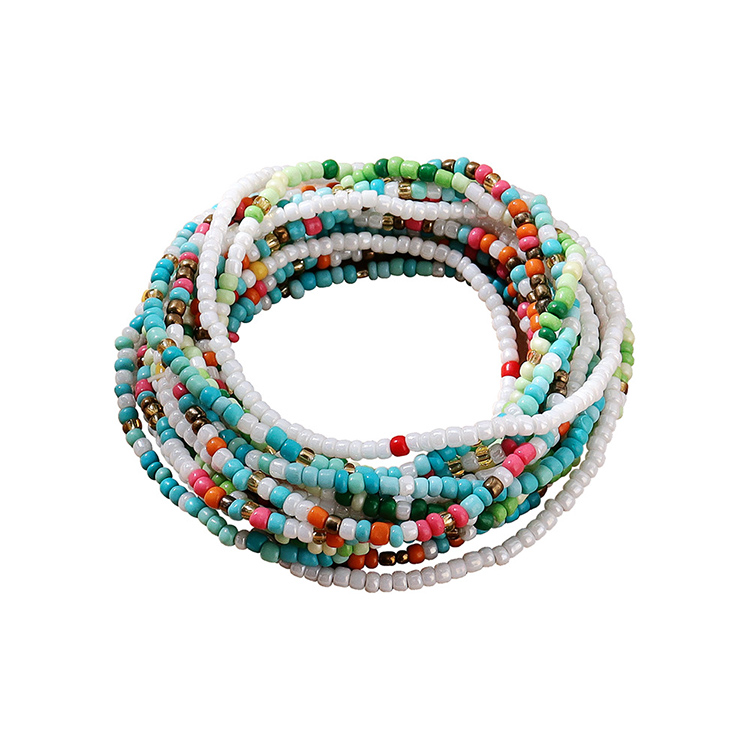 Fashion Retro Creative Multicolor Bead Multi-layer Bracelet Set display picture 1