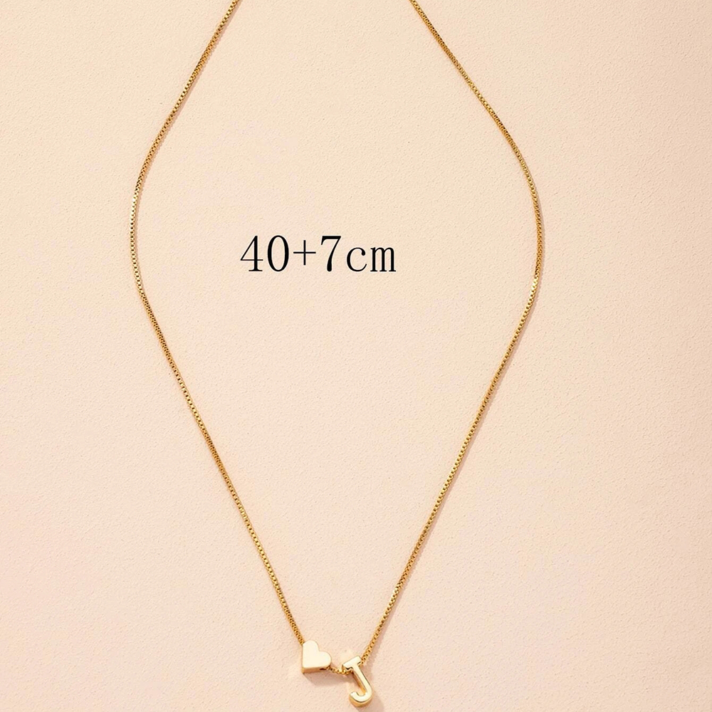 Neue Einfache Mode Brief Halskette Frauen Retro Legierung Schlüsselbein Kette display picture 4