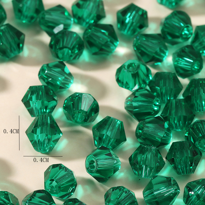 1 Set Glass Glass Bead Rhombus display picture 4