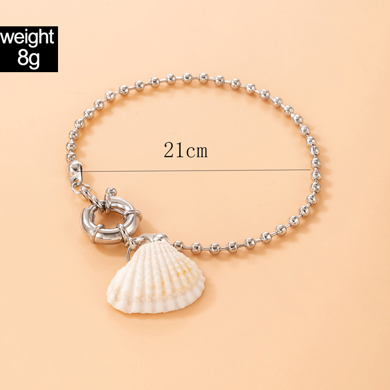 Mode Alliage Motif Géométrique Shell Bracelet Tous Les Jours Bracelets De Cuivre display picture 1