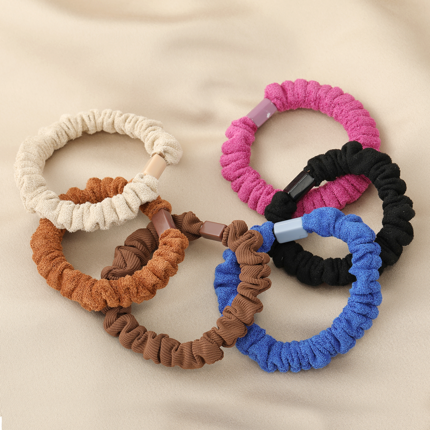 Fashion Solid Color Simple Hair Accessories Women's New Hair Rope Ornament display picture 2