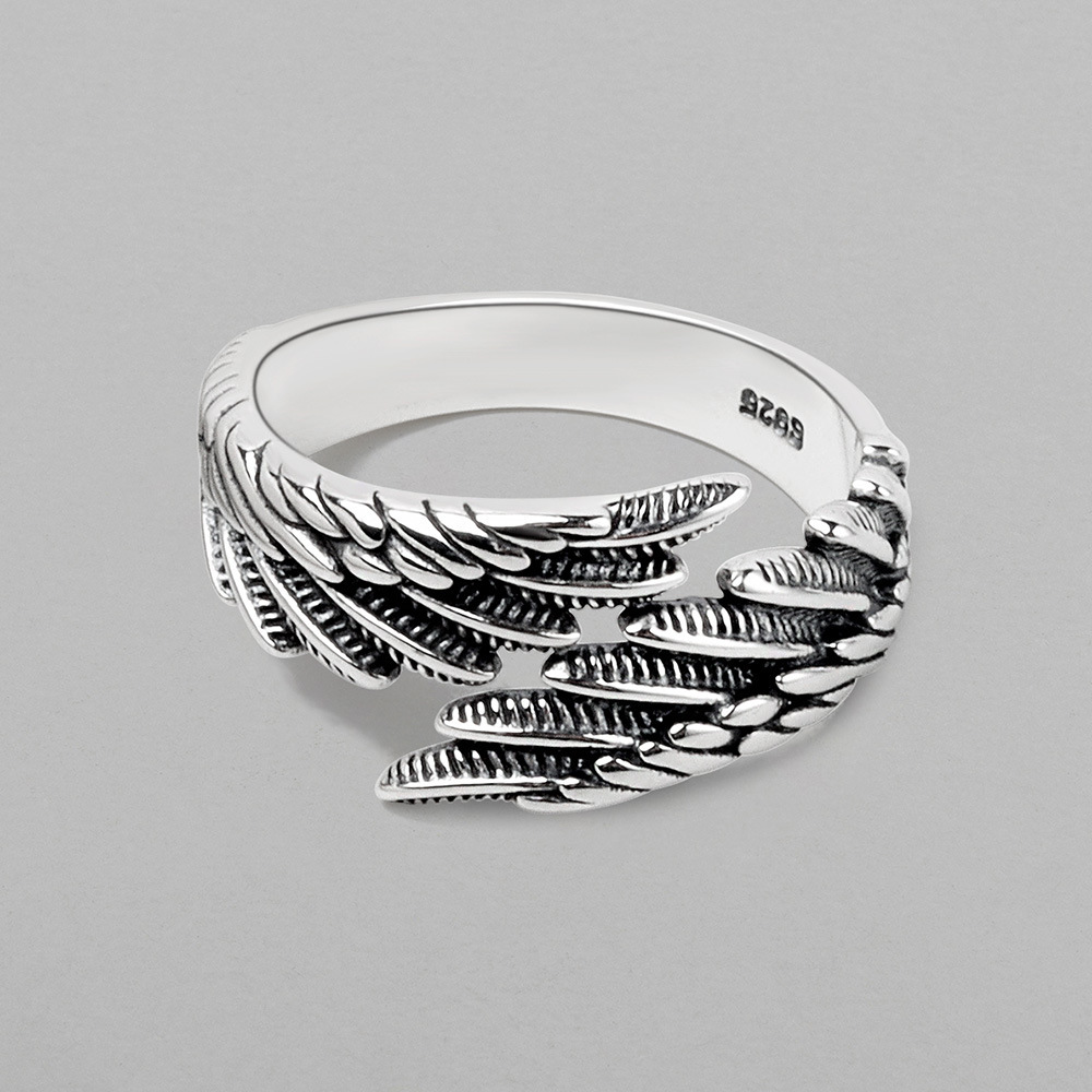 Fashion Wings Alloy No Inlaid Women's Ring display picture 3