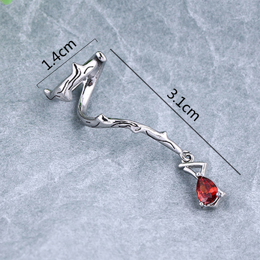 Women's Fashion Geometric Copper Earrings Plating Inlay Zircon Clip&cuff Earrings 1 Piece display picture 2