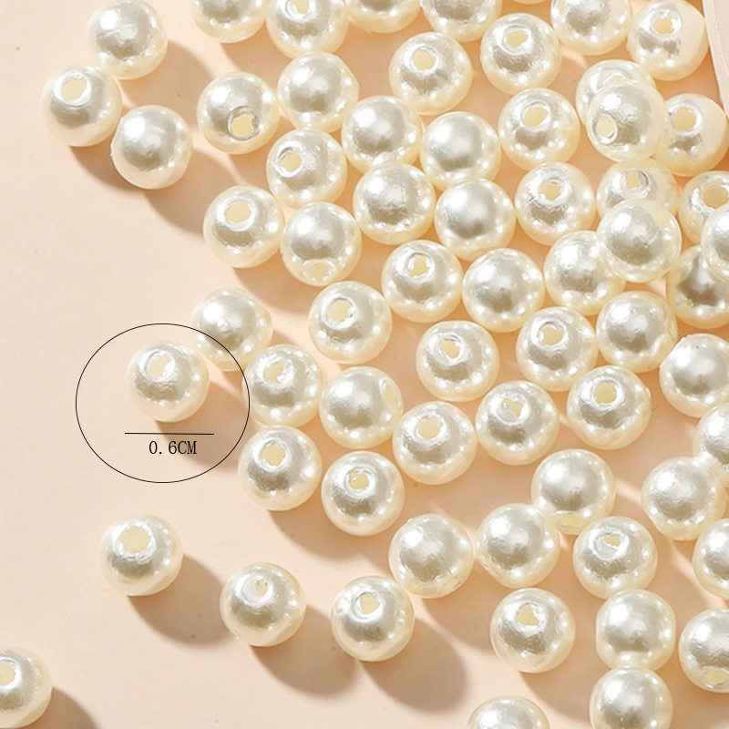 1 Set Imitation Pearl Artificial Pearls Solid Color display picture 3