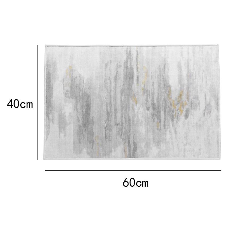 Fashion Light Gray Ink Painting Entrance Floor Mat display picture 2