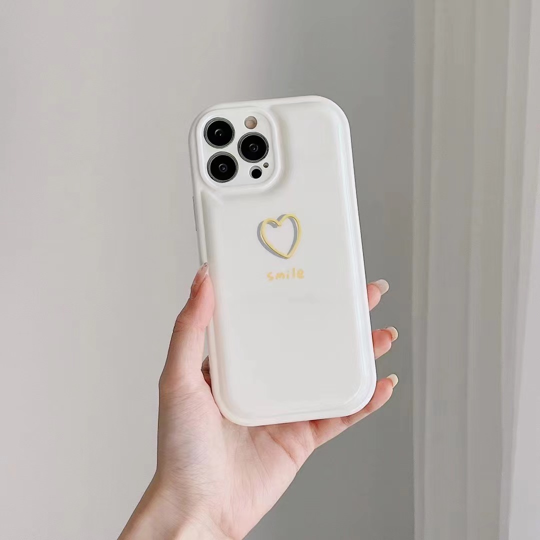 Simple White Air Cushion 13 Pro Max Iphone Case display picture 6