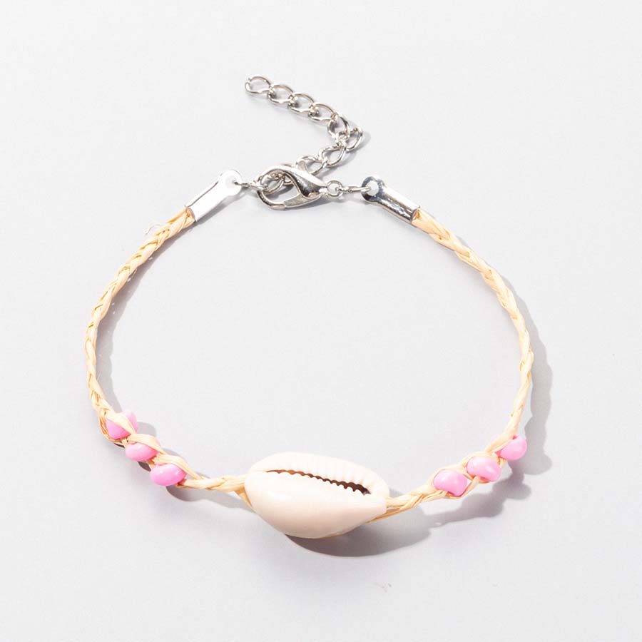 Mode Einfache Böhmische Stil Weiß Shell Armband Handgemachte Ornament display picture 4