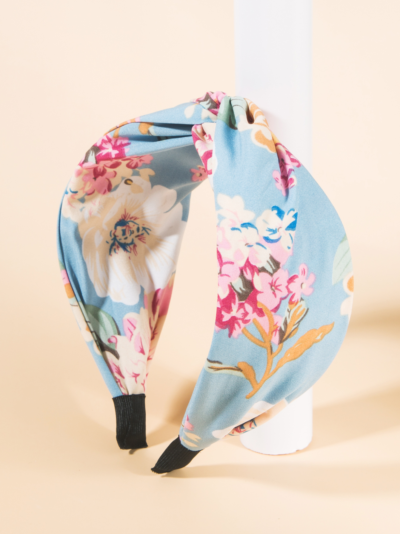 Fashion Color Flower Printing Twisted Headband Bohemian Hair Accessories display picture 4