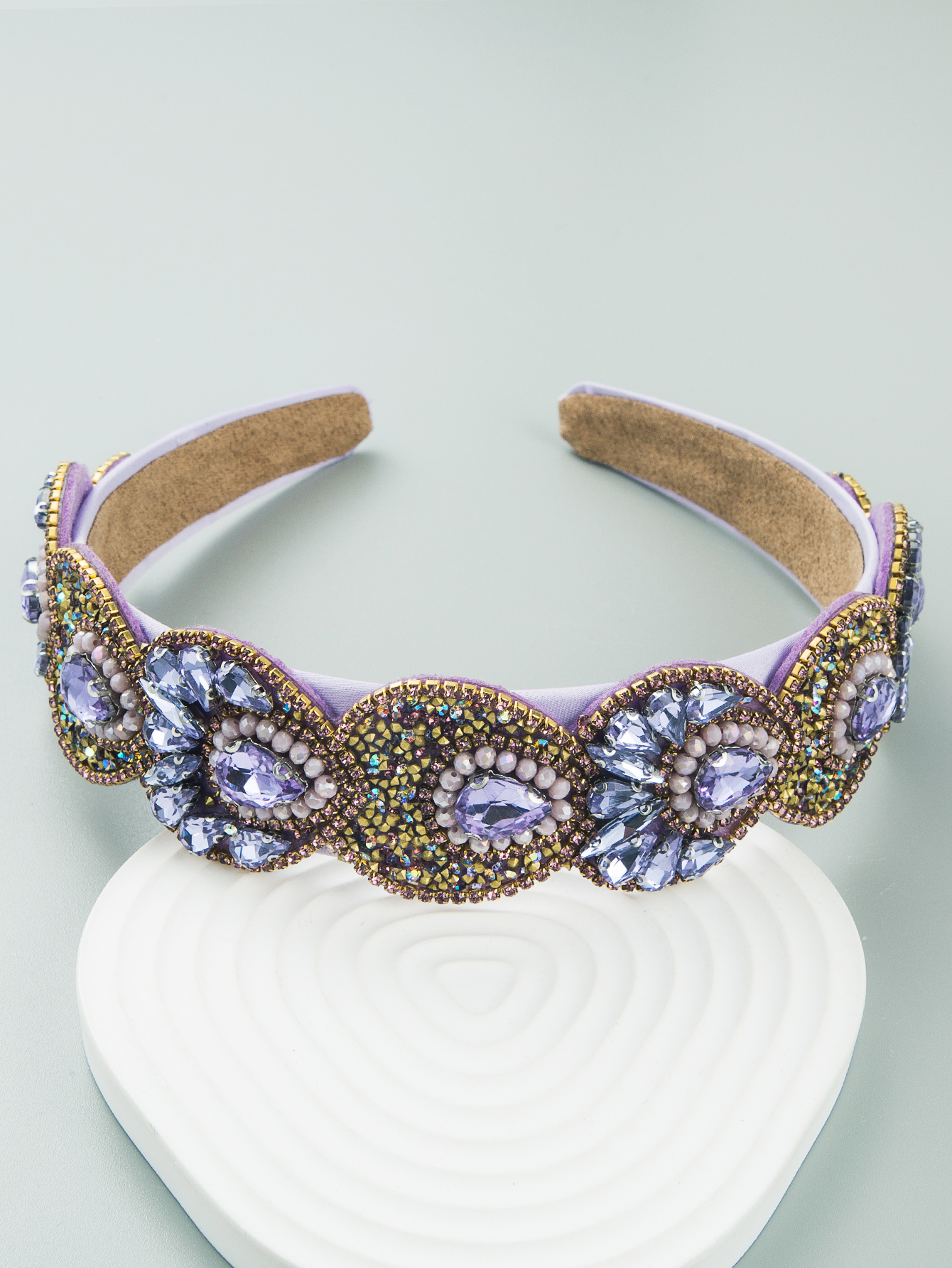 Fashion Retro Baroque Inlay Crystal Headband Hair Accessories display picture 5