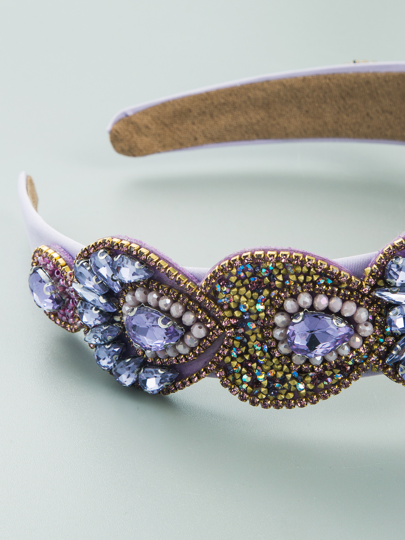 Fashion Retro Baroque Inlay Crystal Headband Hair Accessories display picture 6