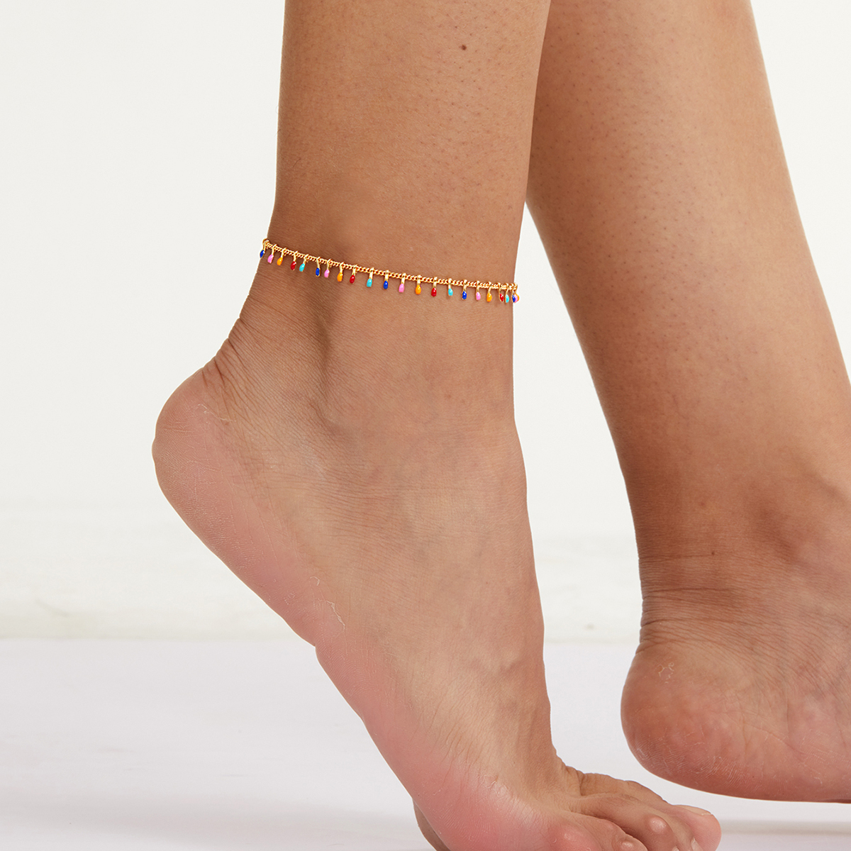 Bohemian Geometric Copper Plating Women'S Anklet display picture 1