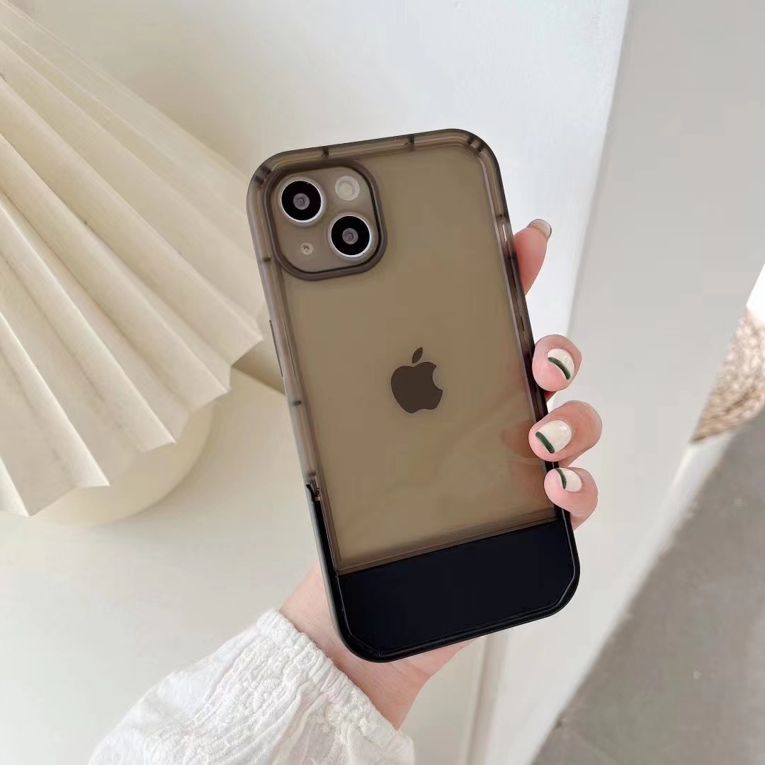 Simple Style Transparent Color Invisible Bracket Iphone13 Phone Case display picture 6