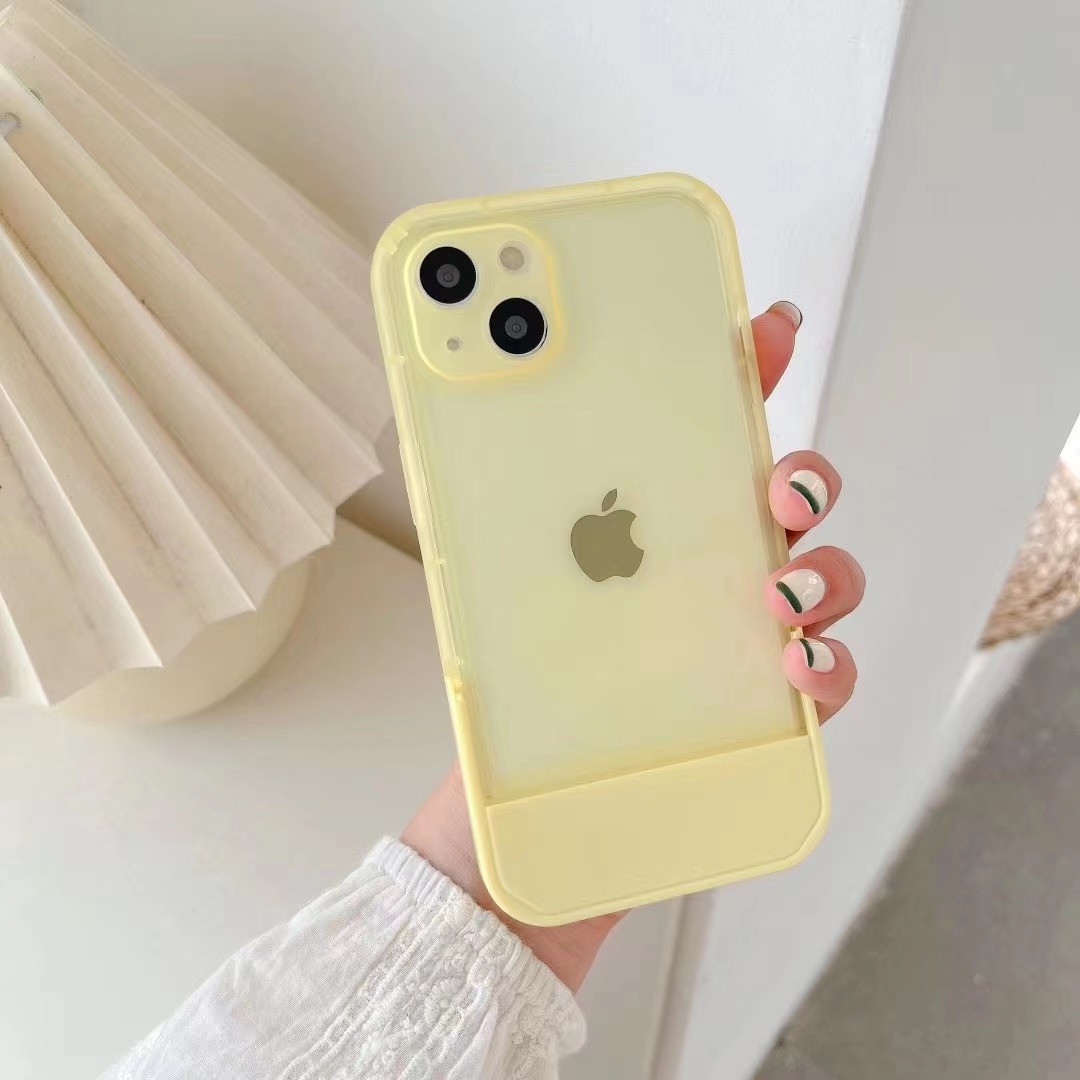 Simple Style Transparent Color Invisible Bracket Iphone13 Phone Case display picture 8
