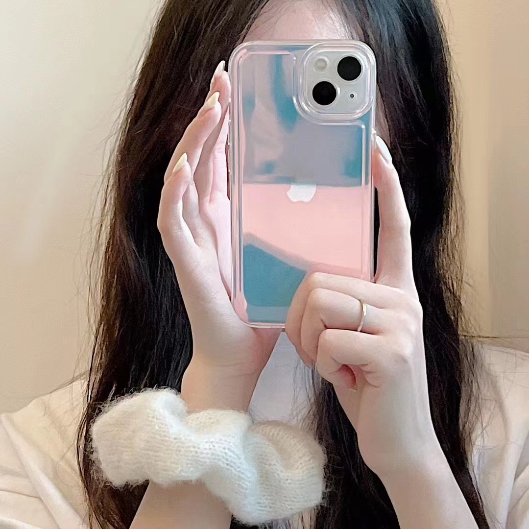 New Style Pure Color Gradient Transparent Iphone13 Anti-fall Phone Case display picture 2