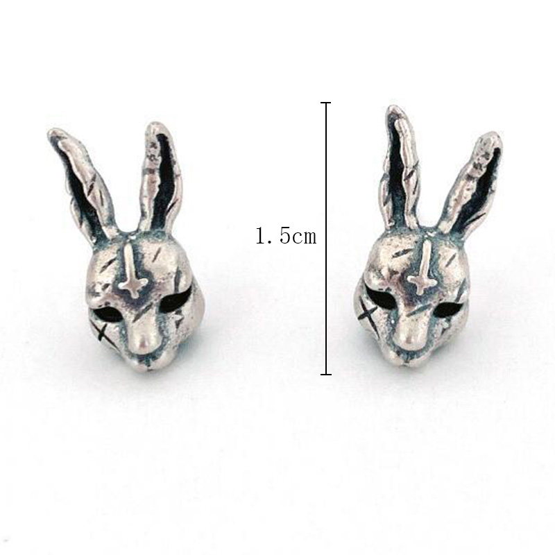 Fashion Cute Geometric Rabbit Stud Alloy Earrings Ornament display picture 4