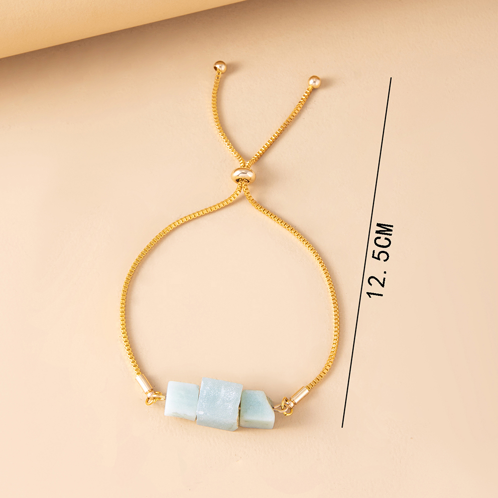 Wholesale Jewelry Retro Fashion Gem Stone Artificial Gemstones Bracelets display picture 4