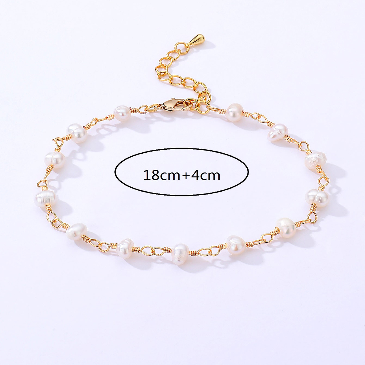 Mode Électrolytique 18k Or Naturel D'eau Douce Perle De Cuivre Bracelet display picture 2