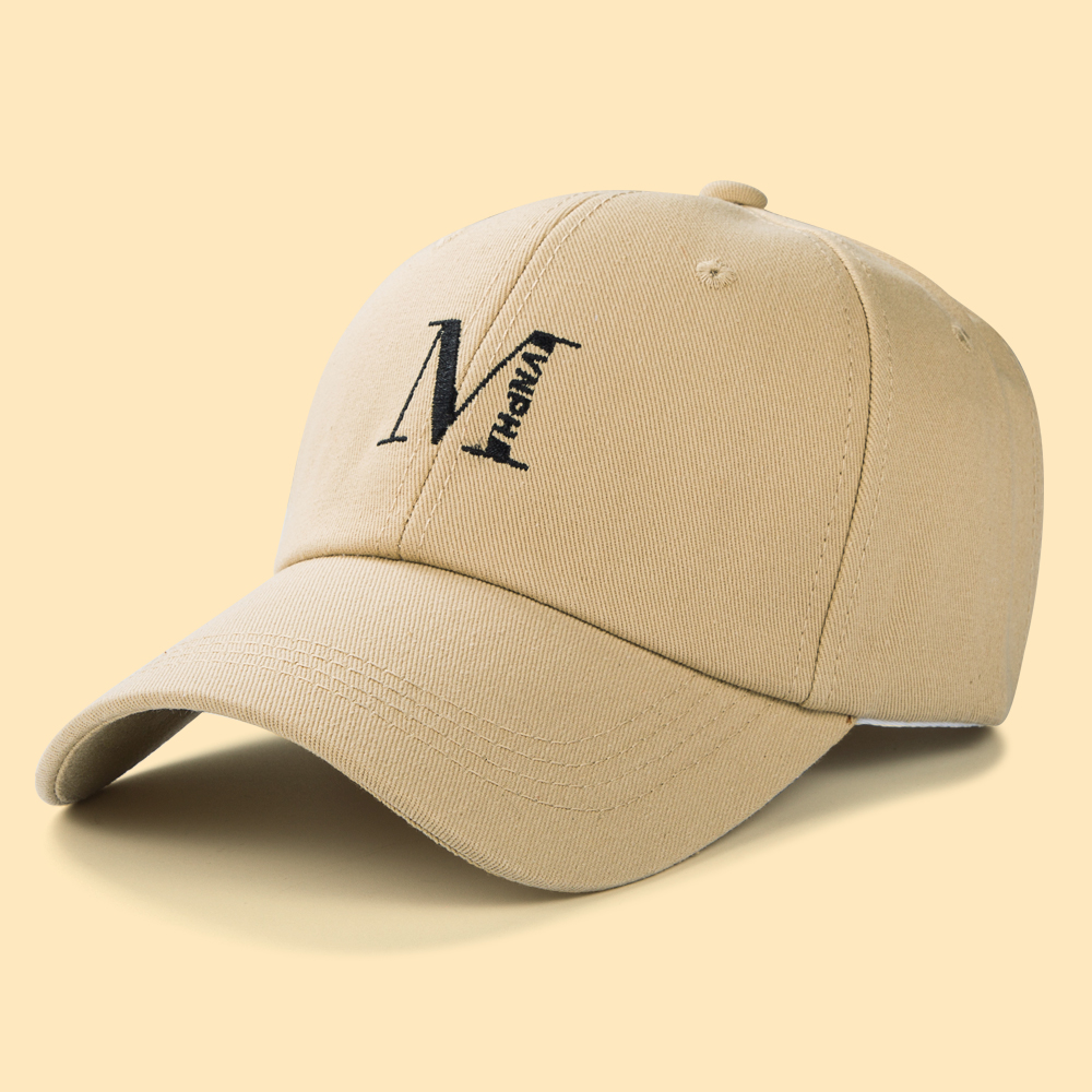 Fashion Simple Solid Color Letter M Baseball Cap Sun Hat Leisure Peaked Cap display picture 7