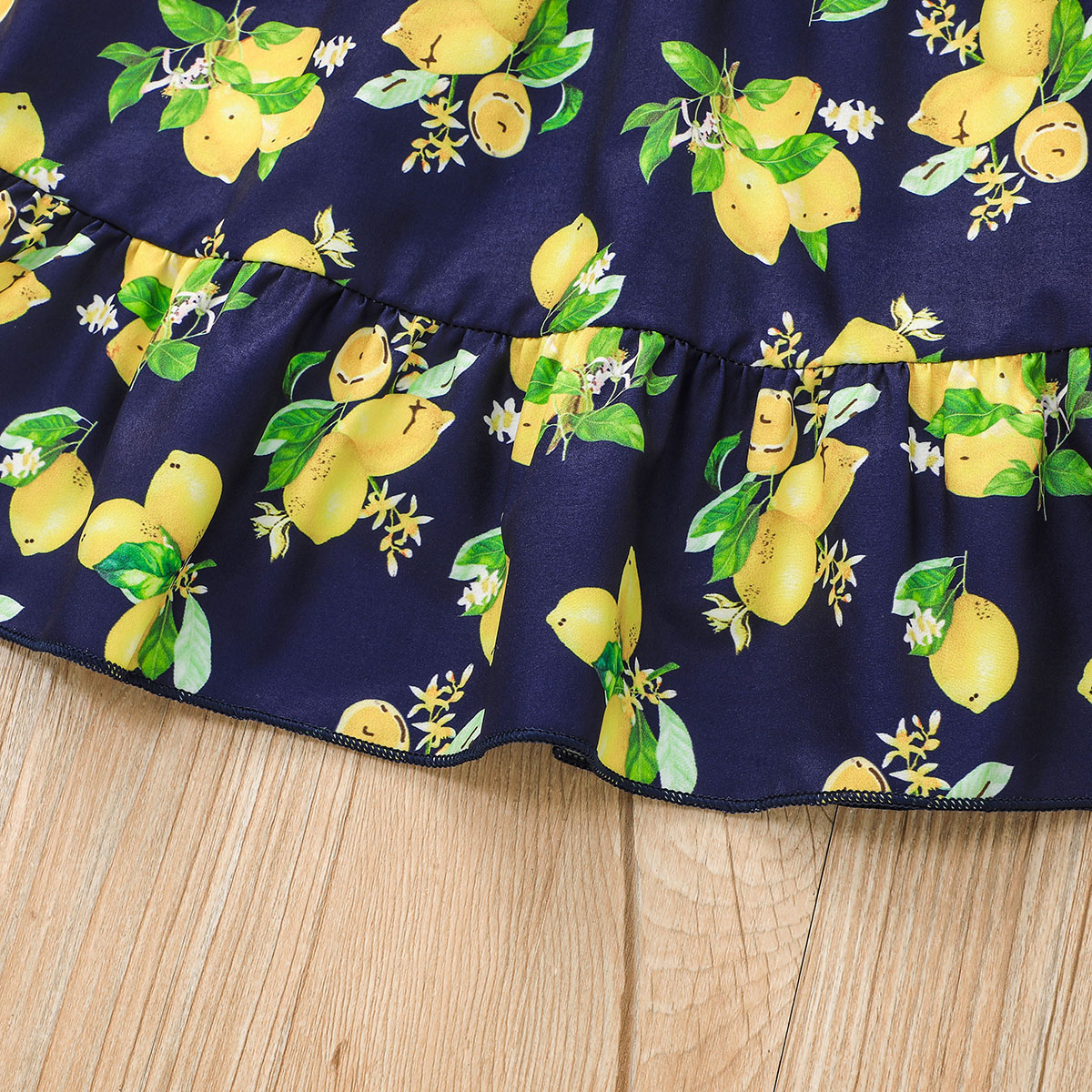 Fashion Cute Little Girl's Skirt Fruit Printed Dress display picture 3