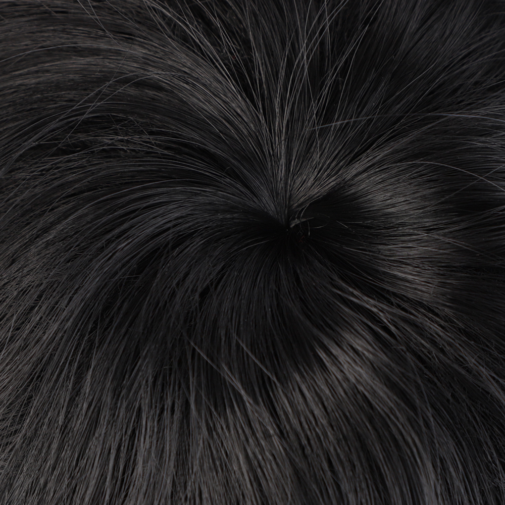 Femmes De Perruque Courte Noir Bouclés Cheveux Haute-température Fiber Chimique Perruques display picture 7
