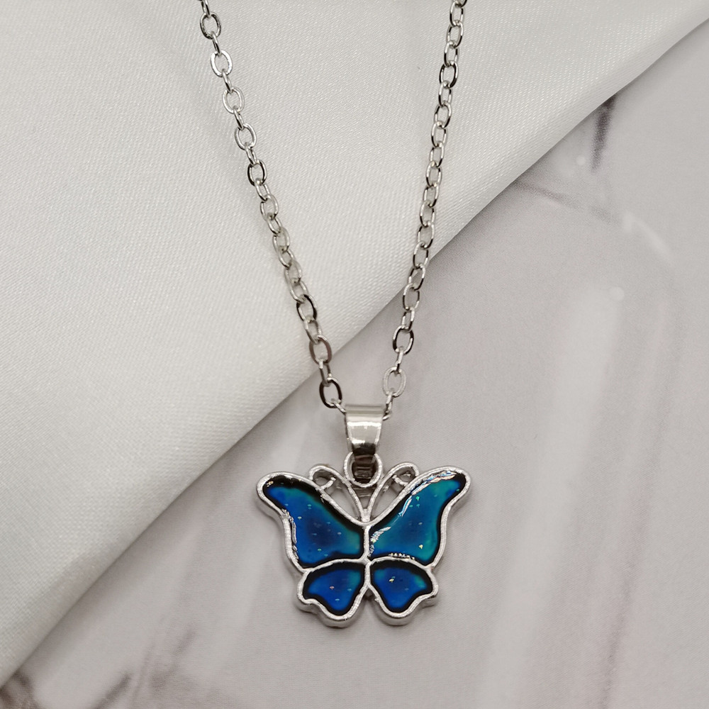 Women's Vintage Style Fashion Butterfly Alloy Necklace Plating No Inlaid Necklaces display picture 2