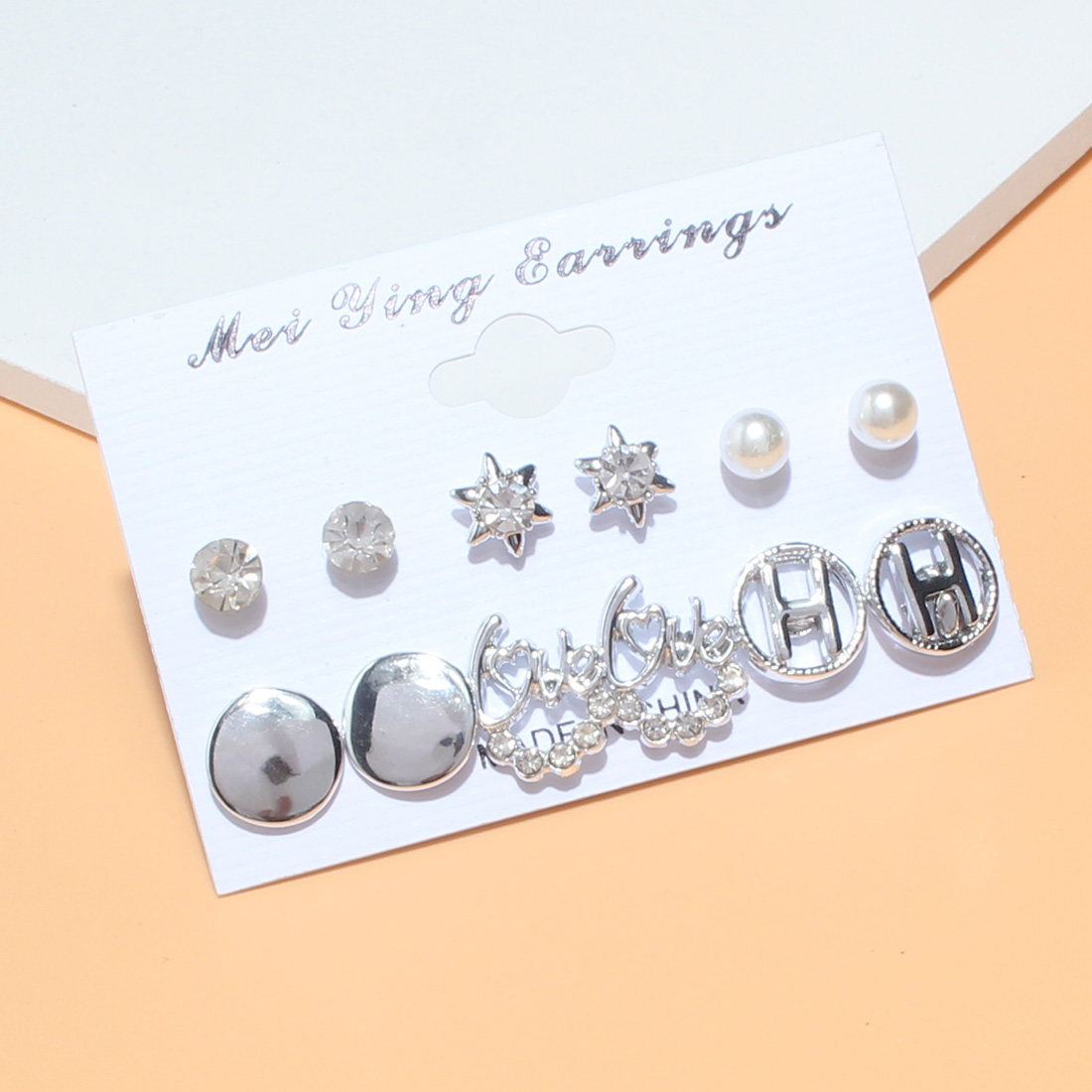 Women's Fashion Geometric Alloy Ear Studs Plating Stud Earrings display picture 3