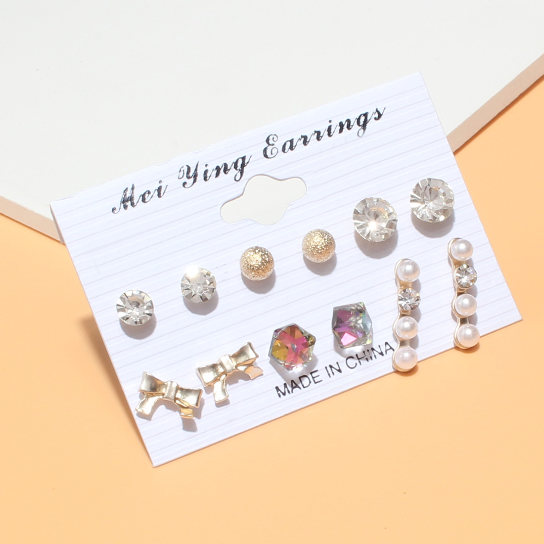 Women's Fashion Geometric Alloy Ear Studs Plating Stud Earrings display picture 4