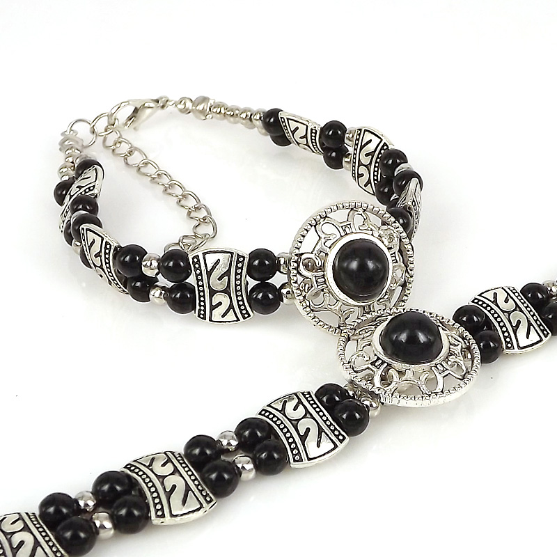 Vintage Style Ethnic Style Simple Style Alloy Beads Bracelets display picture 2