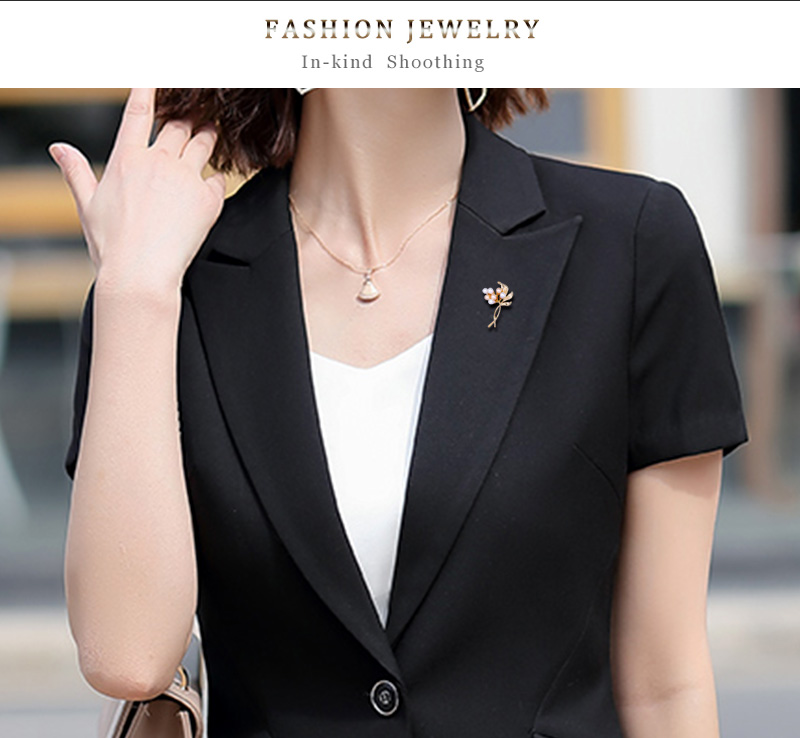 Women's Casual Elegant Vintage Style Leaf Flower Alloy Artificial Pearls Brooches display picture 5