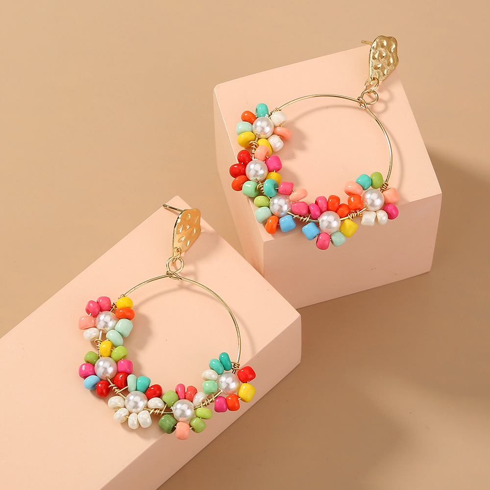Wholesale Jewelry 1 Pair Fashion Geometric Alloy Drop Earrings display picture 2
