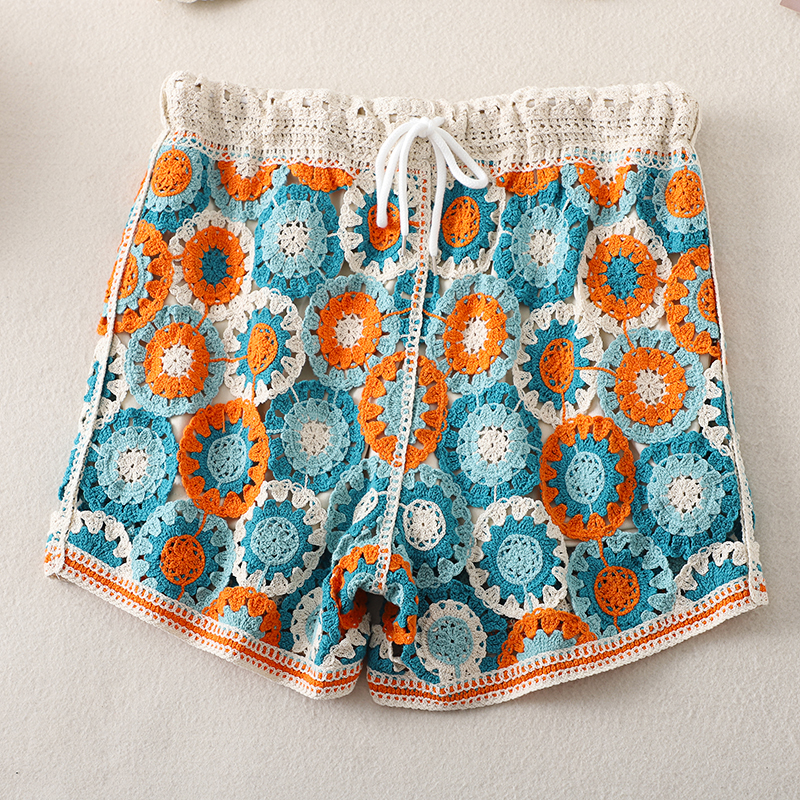 Women's Vacation Geometric Shorts Suits display picture 2