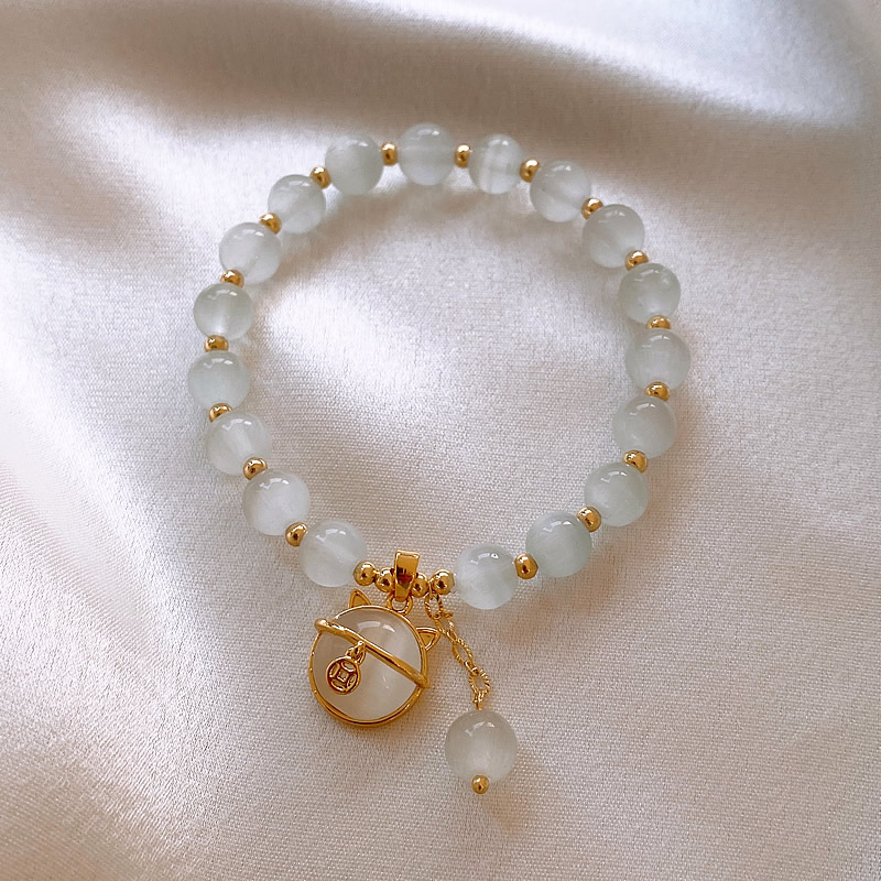 Mode Géométrique Alliage Perlé Opale Bracelets display picture 8